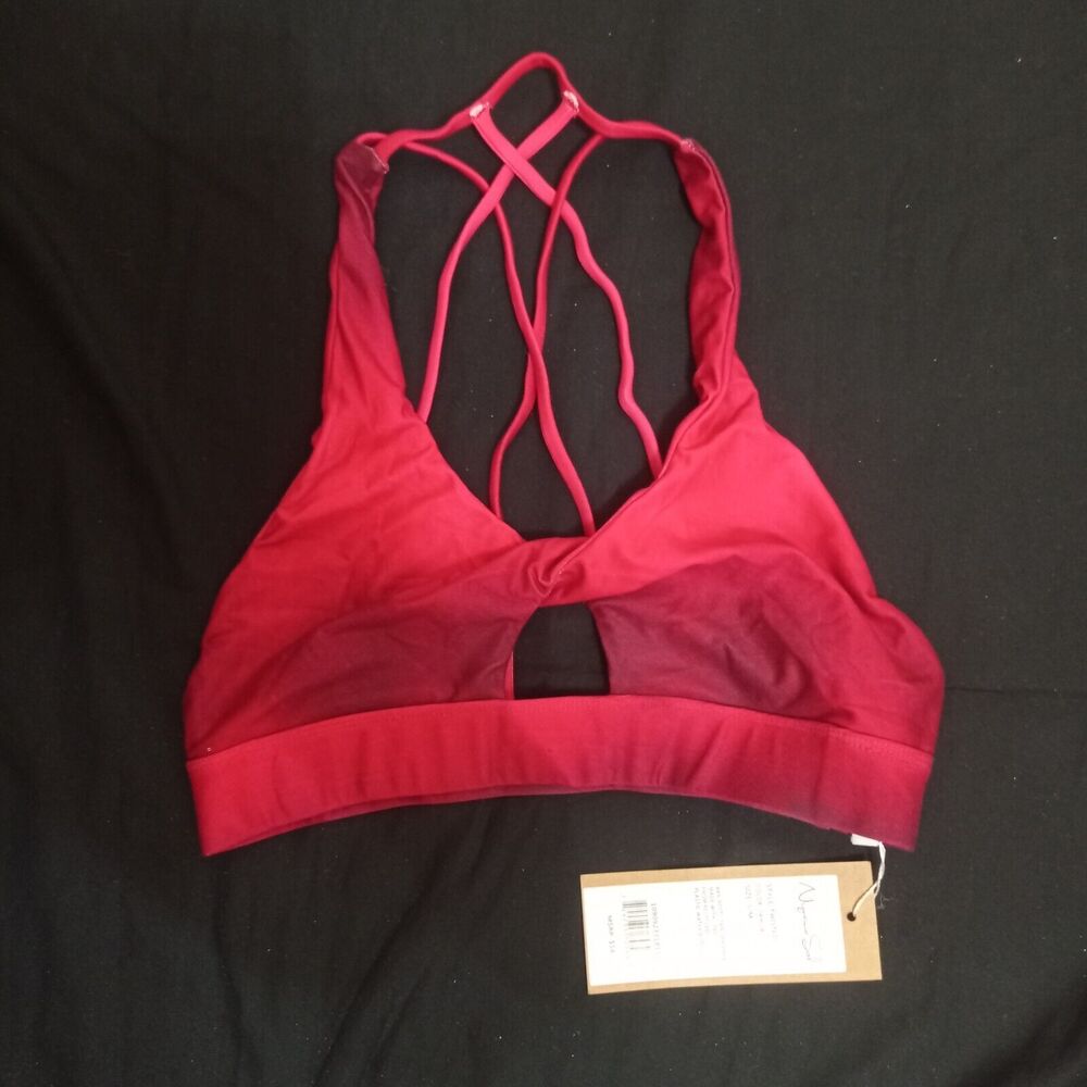 Nwt niyama sol TWISTED sports bra dahlia Woman’s Size S/M New